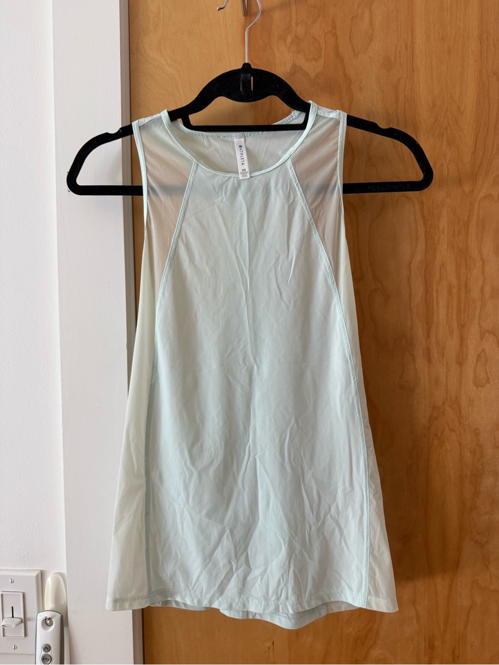 Athleta Mint Green High-Neck Active Tank